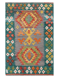 Maimana Kilim - 150 × 98 cm (4'11" x 3'3")