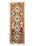 Maimana Kilim Runner - 197 × 73 cm (6'6" x 2'5")