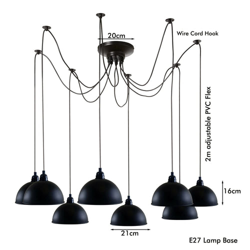 8 Bulb 2m Fluming Spider Pendant Light ~6270