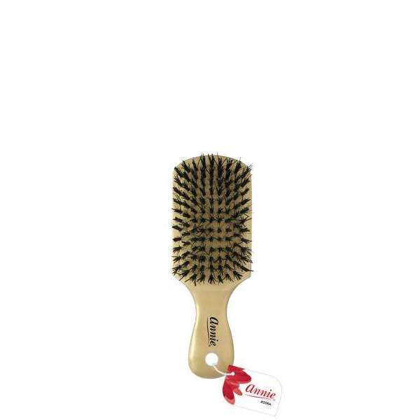 Annie Reinforced Boar & Nylon Bristle Gold Hard Club Brush 2064