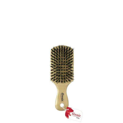 Annie Reinforced Boar & Nylon Bristle Gold Hard Club Brush 2064