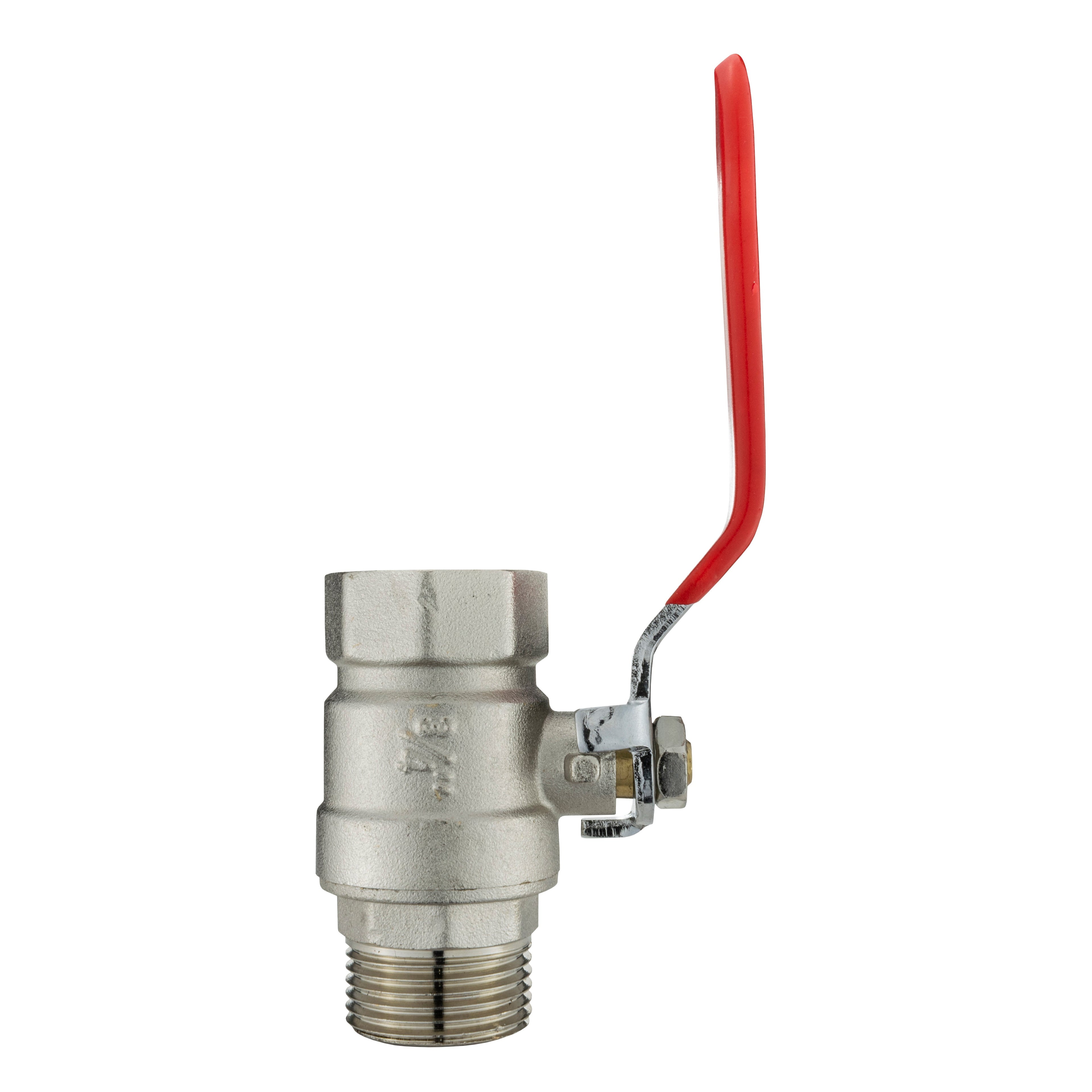 IBC 2 S60X6 Cap with Lever Valve and 20mm MDPE Straight for Brass Water Fitting