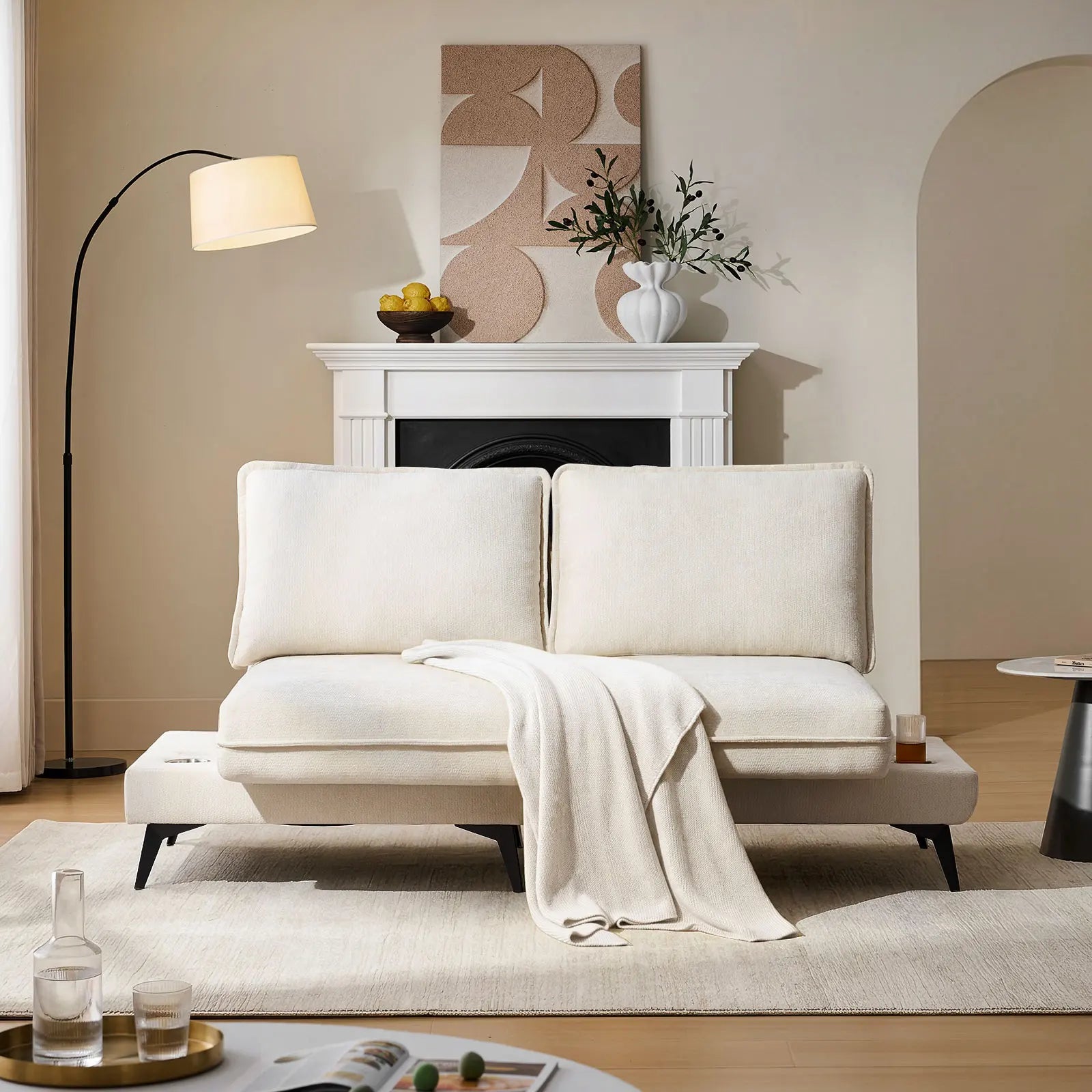 Hudson Cream Modular Sofa