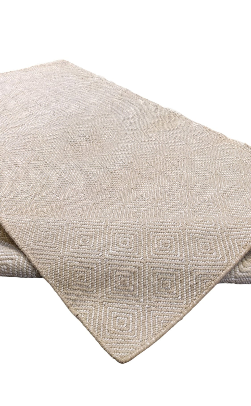 Modern Flatweave Rug - 204 × 94 cm