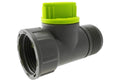 Tap Adapter with Valve 3/4in BSPM-F Lime Outdoor Watering Kit BSP Thread Fitting