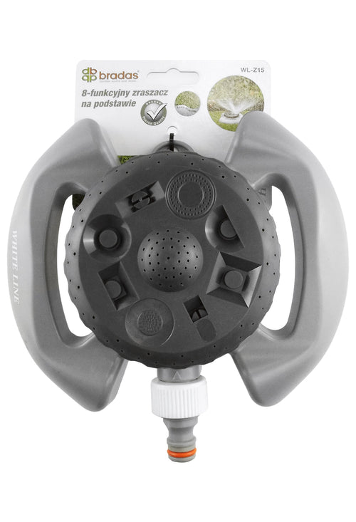 8-Pattern Static Lawn Sprinkler White Line Outdoor Watering Kit Garden Watering